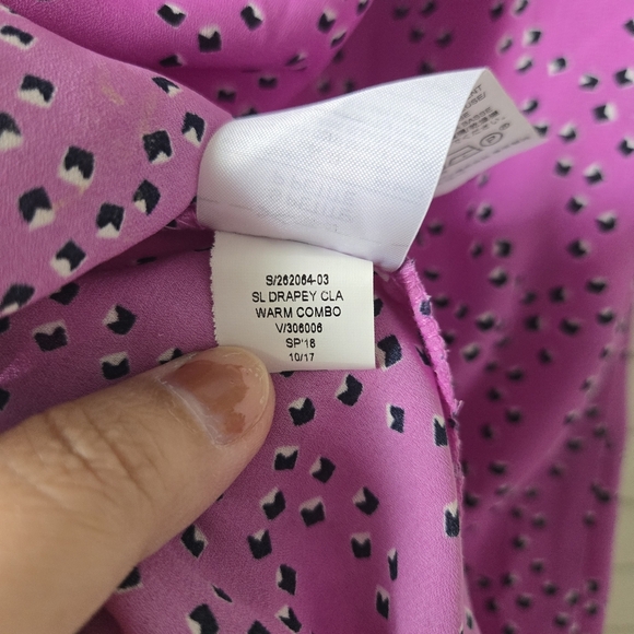 Banana Republic Women Sleeveless Blouse Lavender Size P/S #028 - Picture 6 of 6